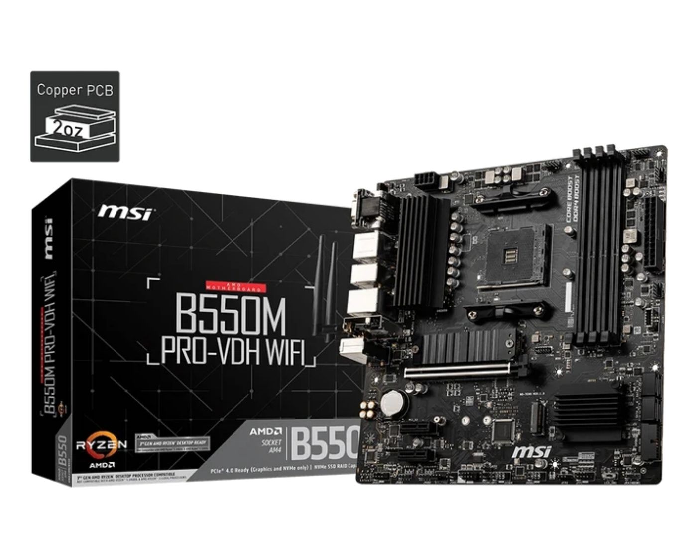Pro B550M-P - B550/AM4/DDR4/mATX