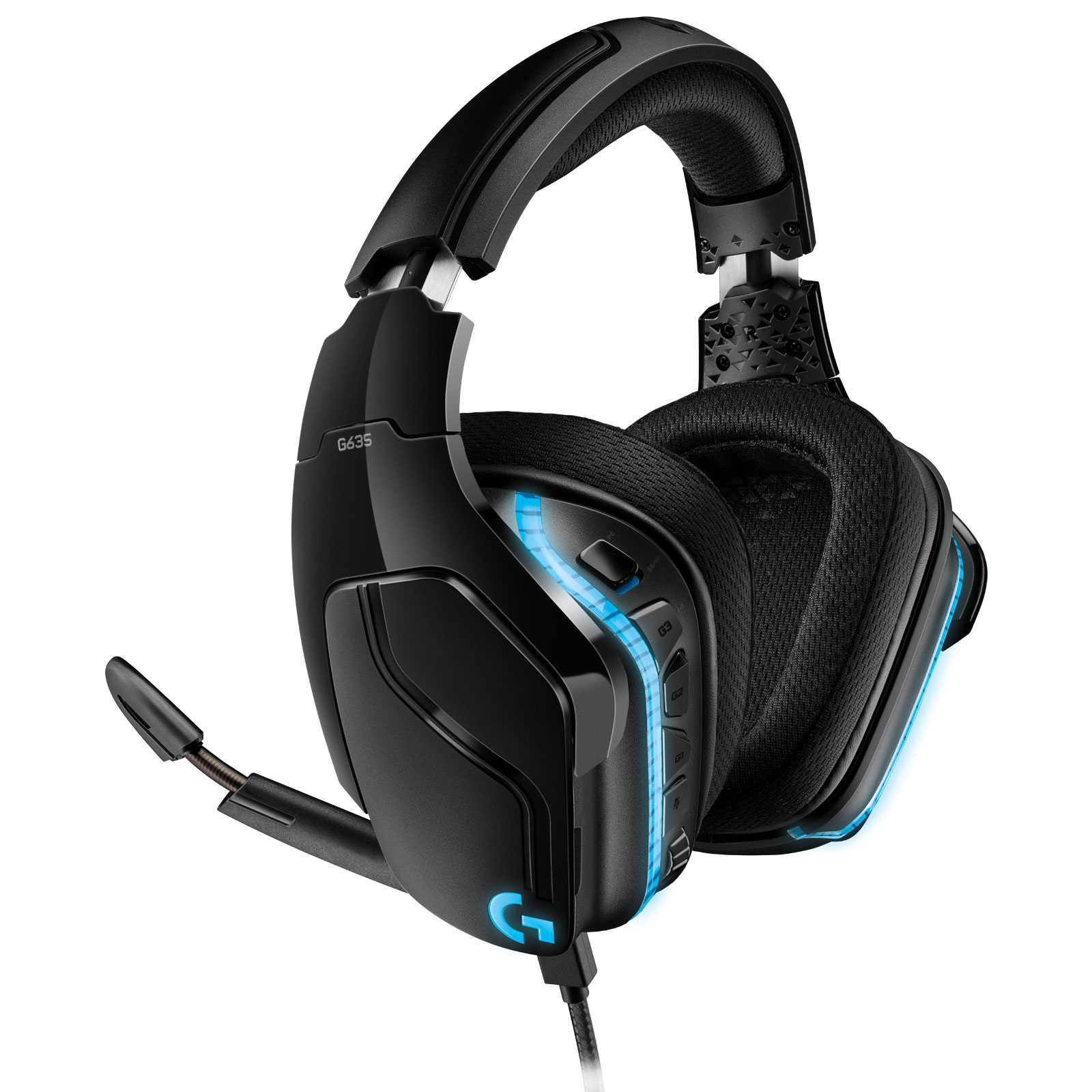 Logitech G635 7.1 LightSync 7.1 Surround Noir - Micro-casque - 2