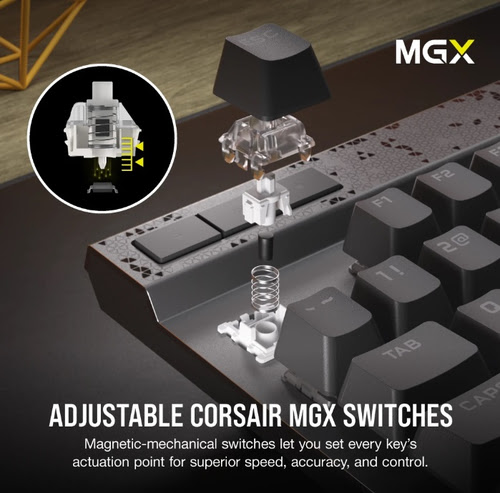 Corsair K70 Max - Clavier PC Corsair - grosbill-pro.com - 1