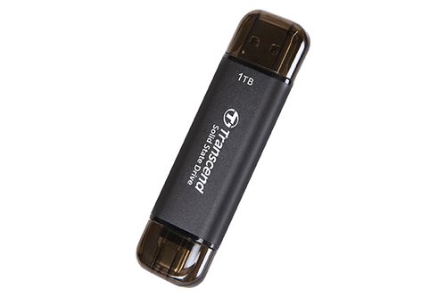Transcend ESD310C USB Type C/A 512Go (TS512GESD310C) - Achat / Vente Disque SSD externe sur grosbill-pro.com - 1