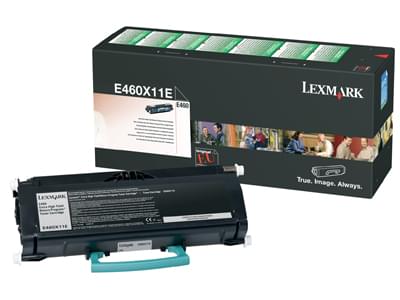 Toner Noir 15000p LRP - E460X11E pour imprimante Laser Lexmark - 0