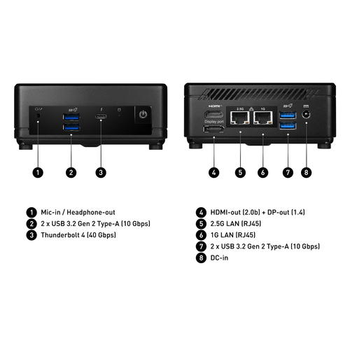 MSI Cubi 5 12M-003BEU - Barebone et Mini-PC MSI - grosbill-pro.com - 4