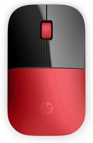 Grosbill Souris PC HP  Z3700 Red Wireless Mouse (V0L82AA#ABB)