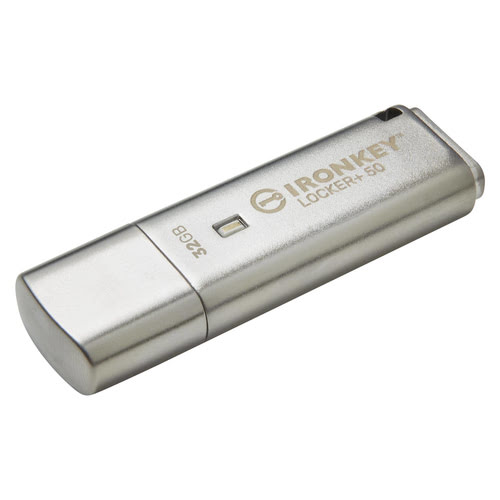 Kingston 32Go USB 3.2 IronKey Locker+ 50 - Clé USB Kingston - 1