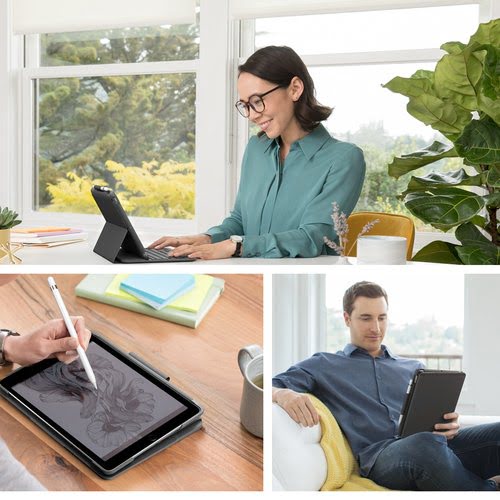 Slim Folio for iPad 7th Gen Graphite FR - Achat / Vente sur grosbill-pro.com - 10