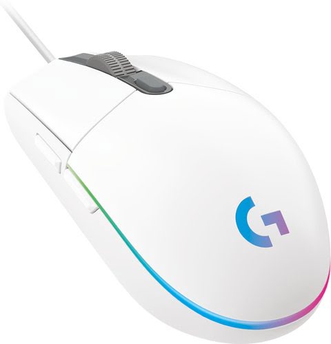 G102 LIGHTSYNC Gaming Mouse WHITE (910-005824) - Achat / Vente sur grosbill-pro.com - 2
