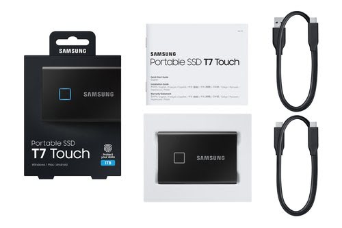 Samsung T7 Touch 1To Black (MU-PC1T0K/WW) - Achat / Vente Disque SSD externe sur grosbill-pro.com - 17