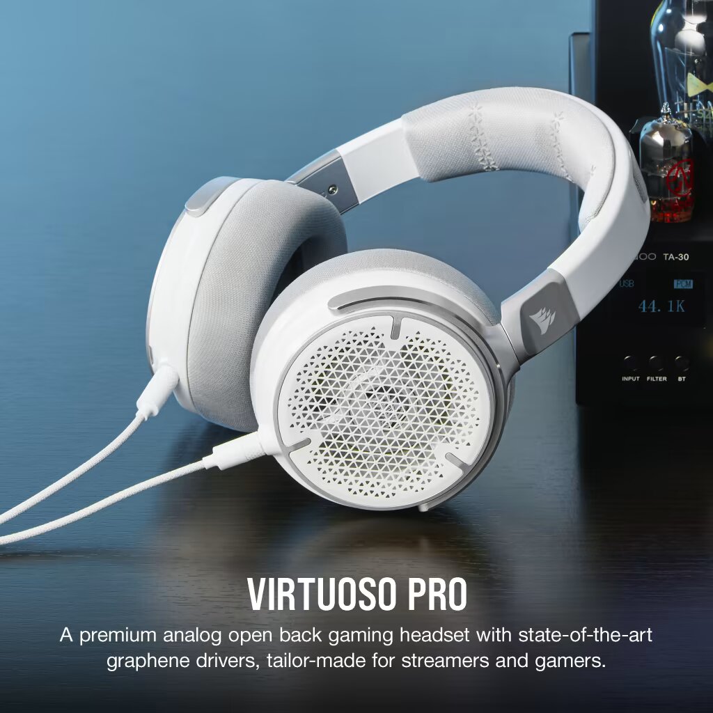 Corsair Virtuoso PRO Blanc  Blanc - Micro-casque - grosbill-pro.com - 3