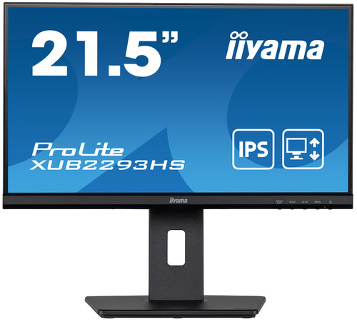 Grosbill Ecran PC Iiyama XUB2293HS-B5 21.5" FHD/75Hz/3ms/IPS/HDMI/DP