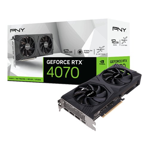 PNY RTX 4070 12GB VERTO Dual Fan Edition  - Carte graphique PNY - 8