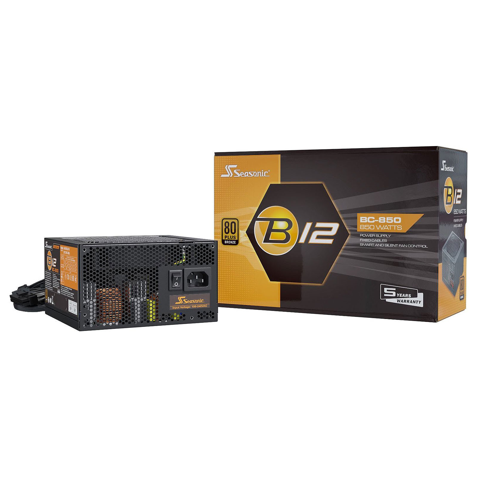 Seasonic B12 BC-850 (850W 80+ Bronze) - Alimentation Seasonic - 0