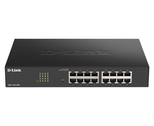 Switch D-Link 16-Port 10/100/1000 DGS 1100-16V2 - grosbill-pro.com - 0