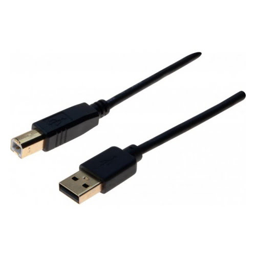 Cable USB Ferrite 2.0 AB M/M - 3m - Connectique PC - grosbill-pro.com - 0