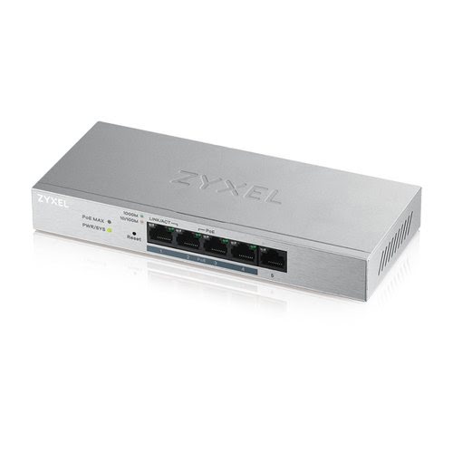 4 ports Gbps RJ45 PoE+-1 port Gbps RJ45 - Achat / Vente sur grosbill-pro.com - 0