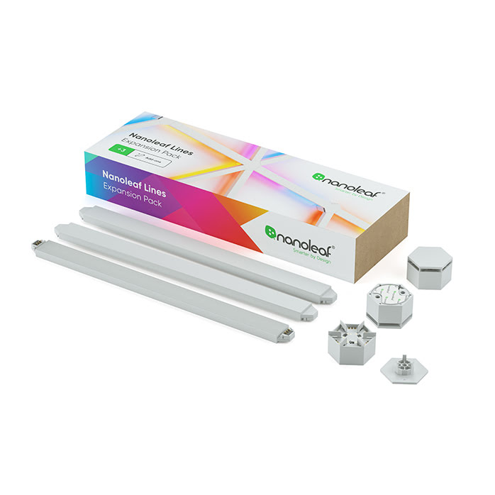 Nanoleaf Lines Pack Expansion - 3 pièces (NL59-E-0001LW-3PK) - Achat / Vente Objet connecté / Domotique sur grosbill-pro.com - 4