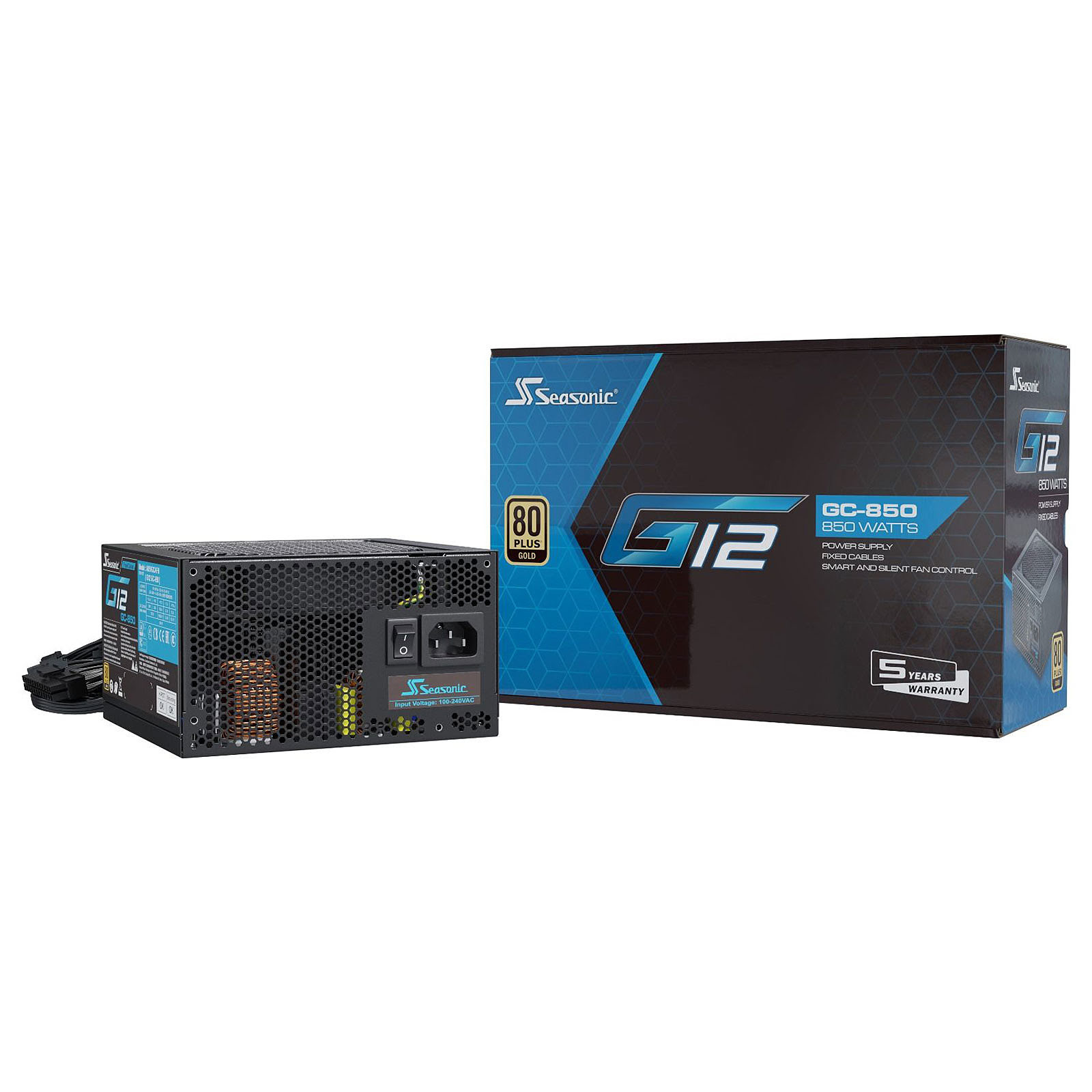 Seasonic G12 GC-850 (850W 80+ Gold) - Alimentation Seasonic - 0