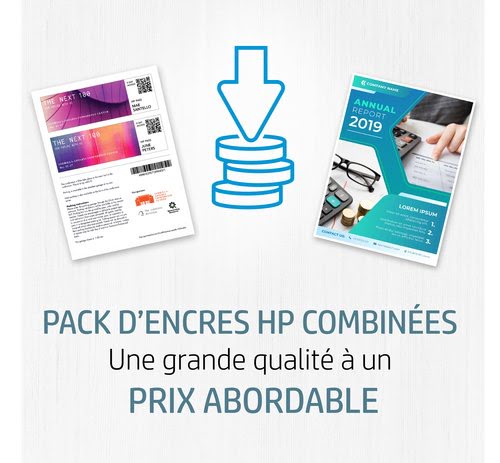 HP 963 Noir(e) / Cyan / Magenta / Jaune Value Pack