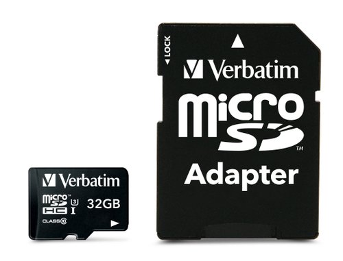 Grosbill Carte mémoire Verbatim MICRO SDHC CARD PRO UHS-I 32GB CLASS 10