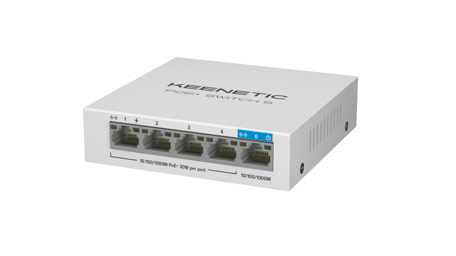 Switch KEENETIC 5 Ports 10/100/1000 - 4 Ports PoE+ - KN-4610-01-EU - 0