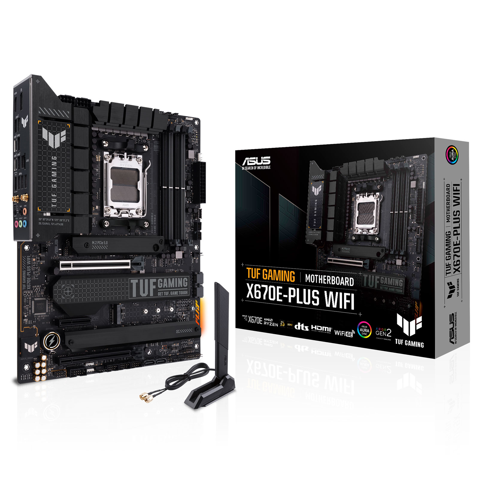 Bundle Asus TUF GAMING X670E PLUS WIFI + R9 7900X - grosbill-pro.com - 3