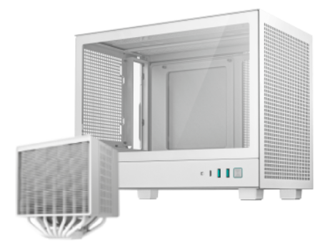 CH160 Blanc-mT/SsAlim/Mini-ITX+ASSASSIN IV S Blanc