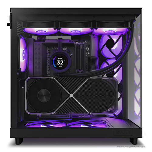 NZXT H6 Flow RGB Noir Noir - Boîtier PC NZXT - grosbill-pro.com - 8