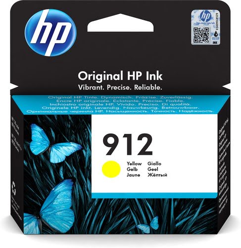 Cartouche 912 - Jaune - 3YL79AE#BGX pour imprimante  HP - 0
