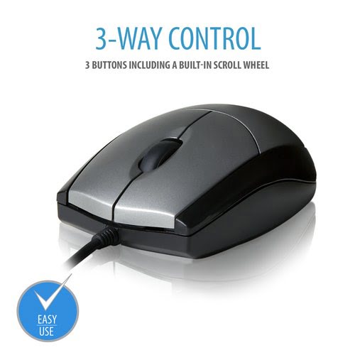 SOURIS OPTIQUE FILAIRE USB - Achat / Vente sur grosbill-pro.com - 7