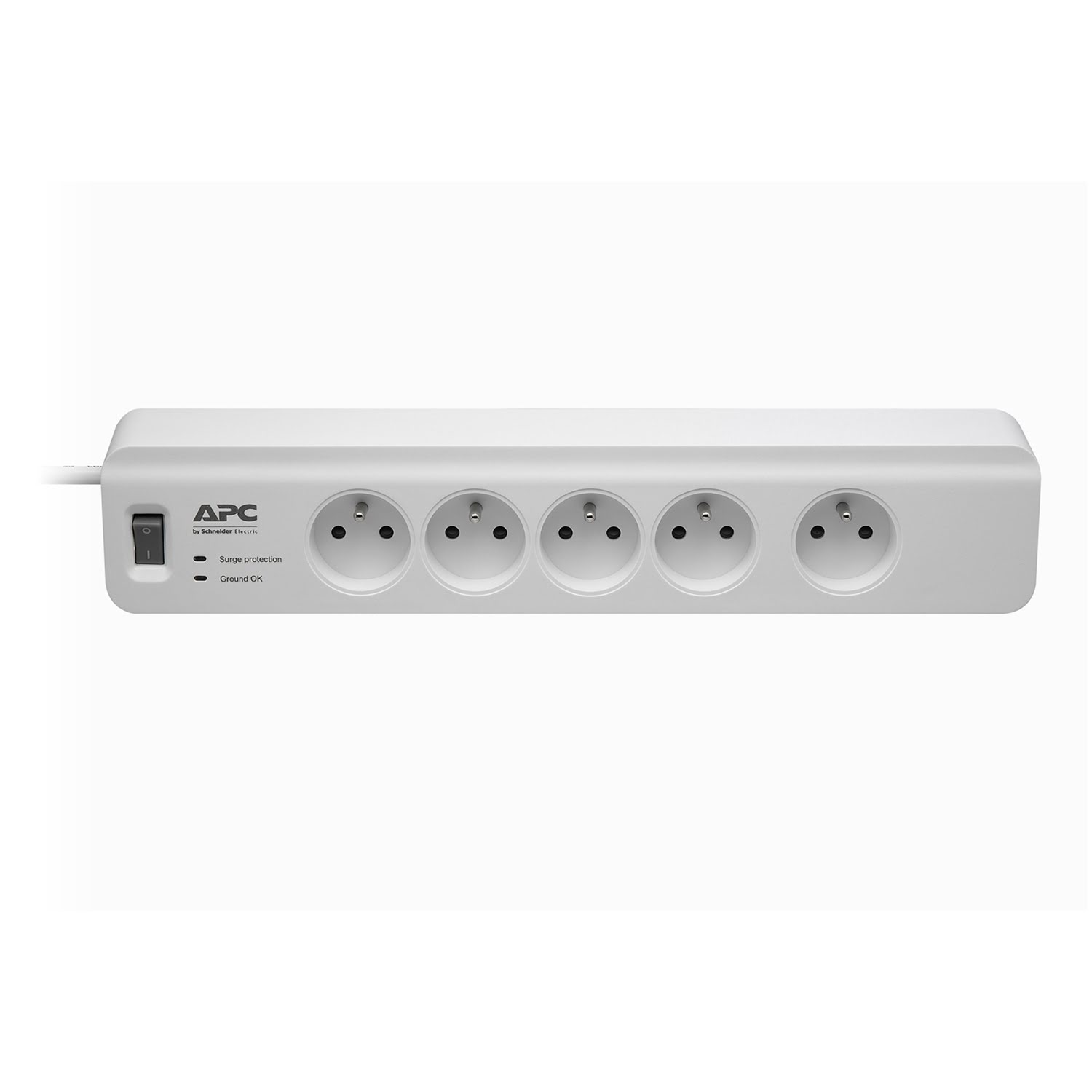 APC Parasurtenseur 5 prises 230V+USB SurgeArrest PM5U-FR (PM5U-FR) - Achat / Vente Parasurtenseurs - Multiprises sur grosbill-pro.com - 2