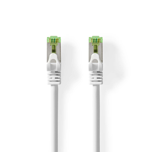 Câble RJ45 CAT7 S/FTP mâle/mâle - 2m - Blanc