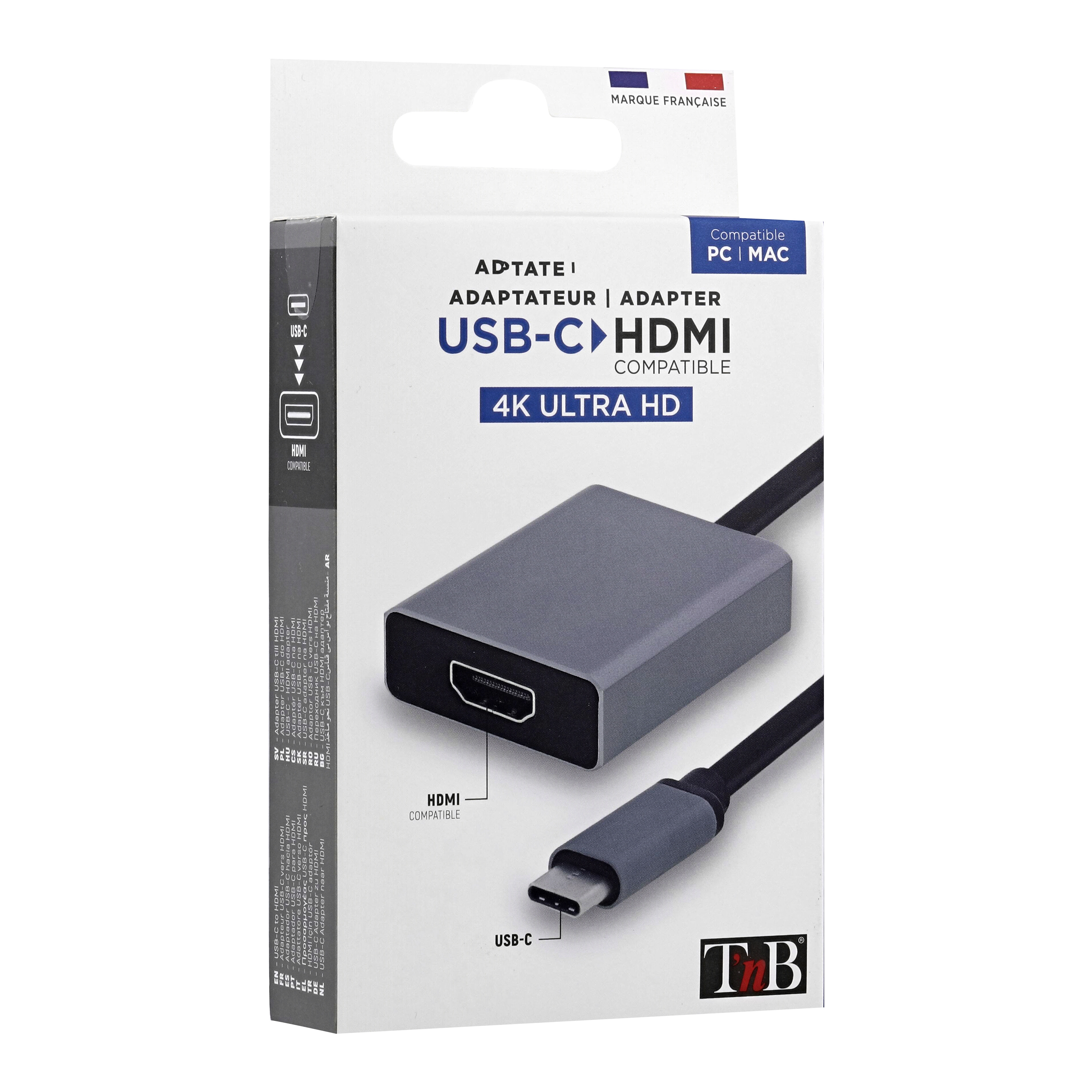 Adaptateur USB-C vers HDMI - Connectique PC - grosbill-pro.com - 0