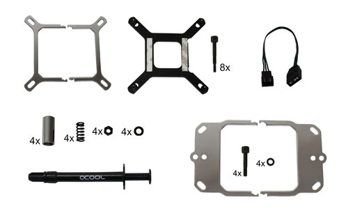 Alphacool Waterblock CPU XPX Aurora - Acryl Black DRGB - Watercooling - 4