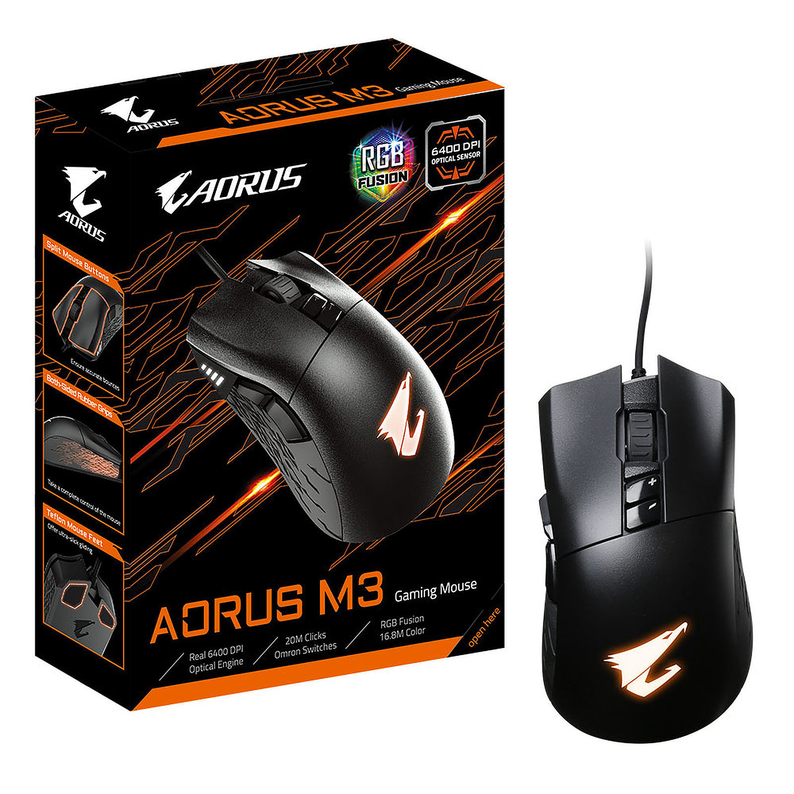 Gigabyte Aorus M3 - Souris PC Gigabyte - grosbill-pro.com - 0