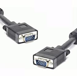 Câble SVGA M/M Blindé et Ferrite - 10m 