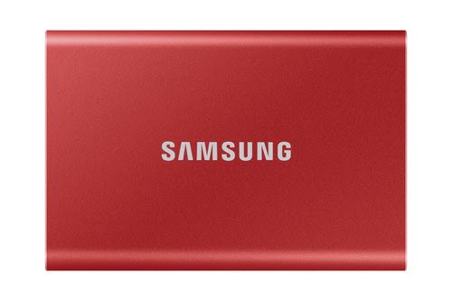 Grosbill Disque SSD externe Samsung Samsung T7 2TB RED