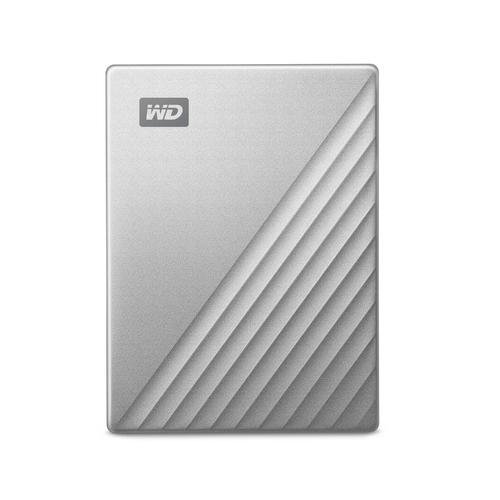 Grosbill Disque dur externe WD HDD EXT My Pass Ultra 4TB Silver