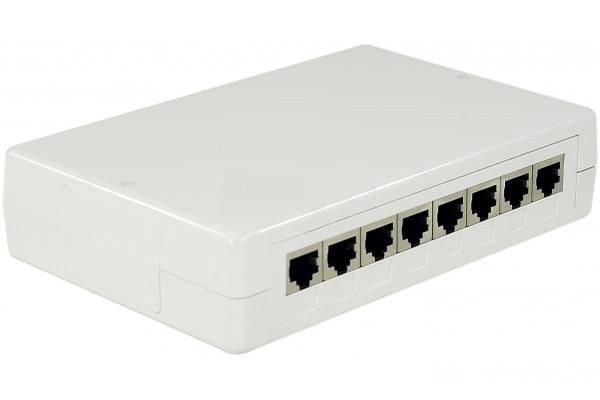 Grosbill Pro Mini-Panneau de brassage 8 ports RJ45 (907791) - Achat / Vente Réseau divers sur grosbill-pro.com - 0