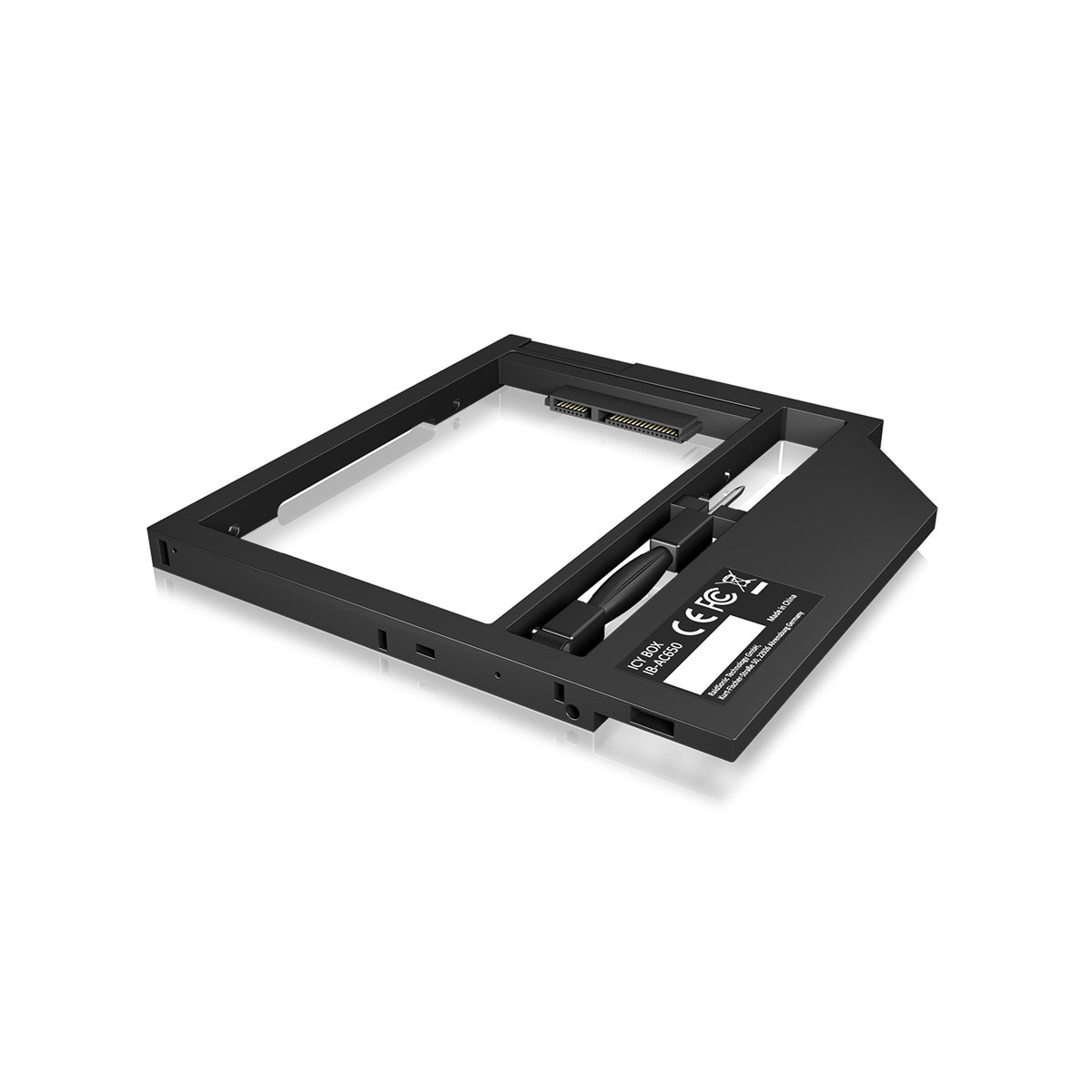 Adaptateur DD/SSD 2.5 empl.graveur 9.5mm - IB-AC649 - Icy Box - 2