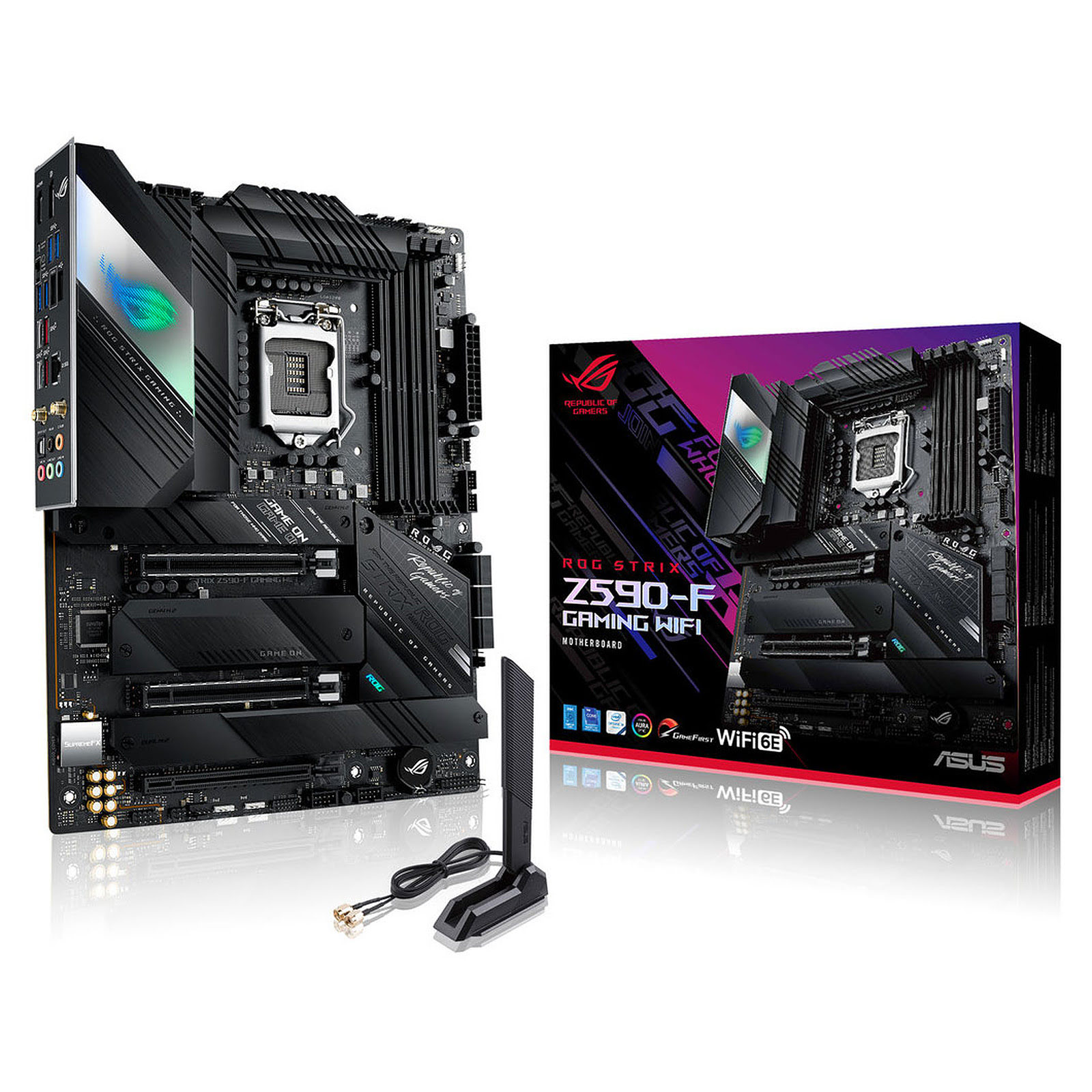 Asus ROG STRIX Z590-F GAMING WiFi ATX  - Carte mère Asus - 0