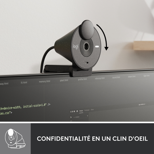 Logitech BRIO 300 - Webcam - grosbill-pro.com - 6