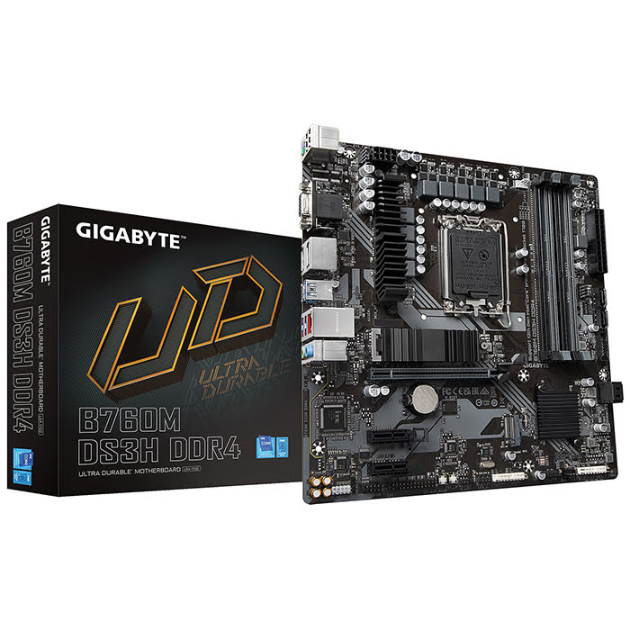 Gigabyte B760M DS3H DDR4 Micro-ATX  - Carte mère Gigabyte - 0