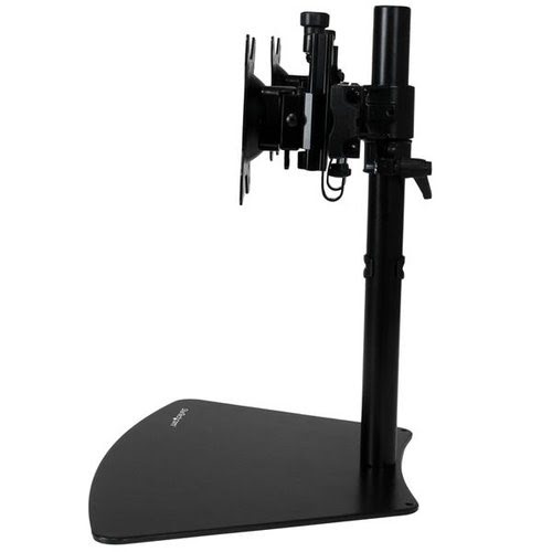 Dual Monitor Stand - Low-profile Base - Achat / Vente sur grosbill-pro.com - 1