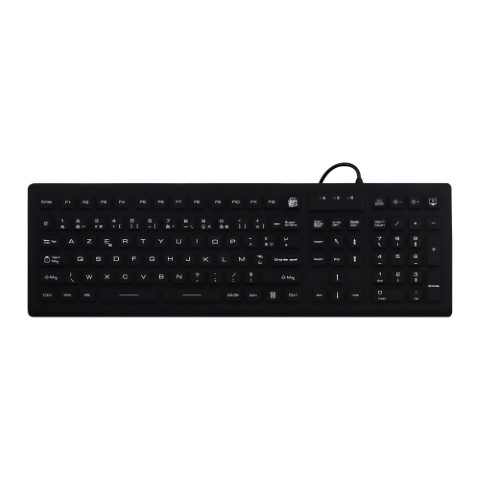 Clavier médicale IP68 - Filaire - Noir