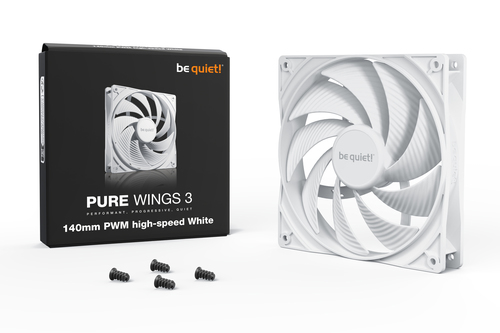 Pure Wings 3 140mm PWM High-Speed Blanc