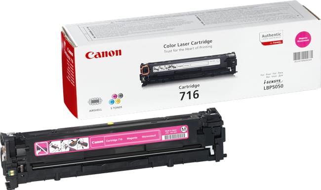 Toner CRG 716 Magenta - 1978B002 pour imprimante Laser Canon - 0