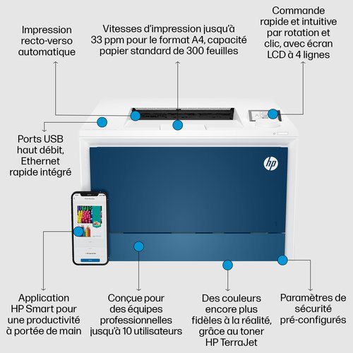 Color LaserJet Pro 4202dn - Achat / Vente sur grosbill-pro.com - 8