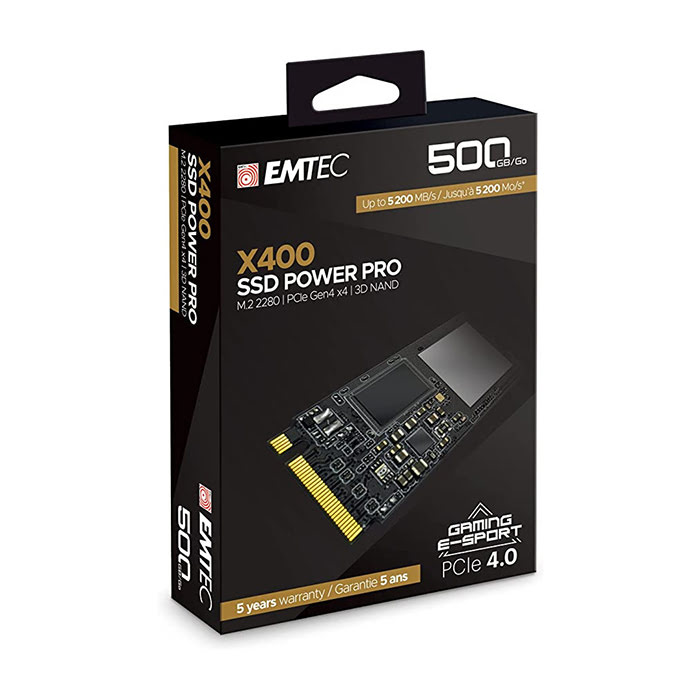 Emtec ECSSD500GX400  M.2 - Disque SSD Emtec - grosbill-pro.com - 0