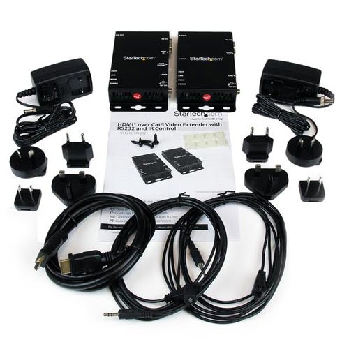 HDMI over Cat5 Video Extender with RS232 - Achat / Vente sur grosbill-pro.com - 5