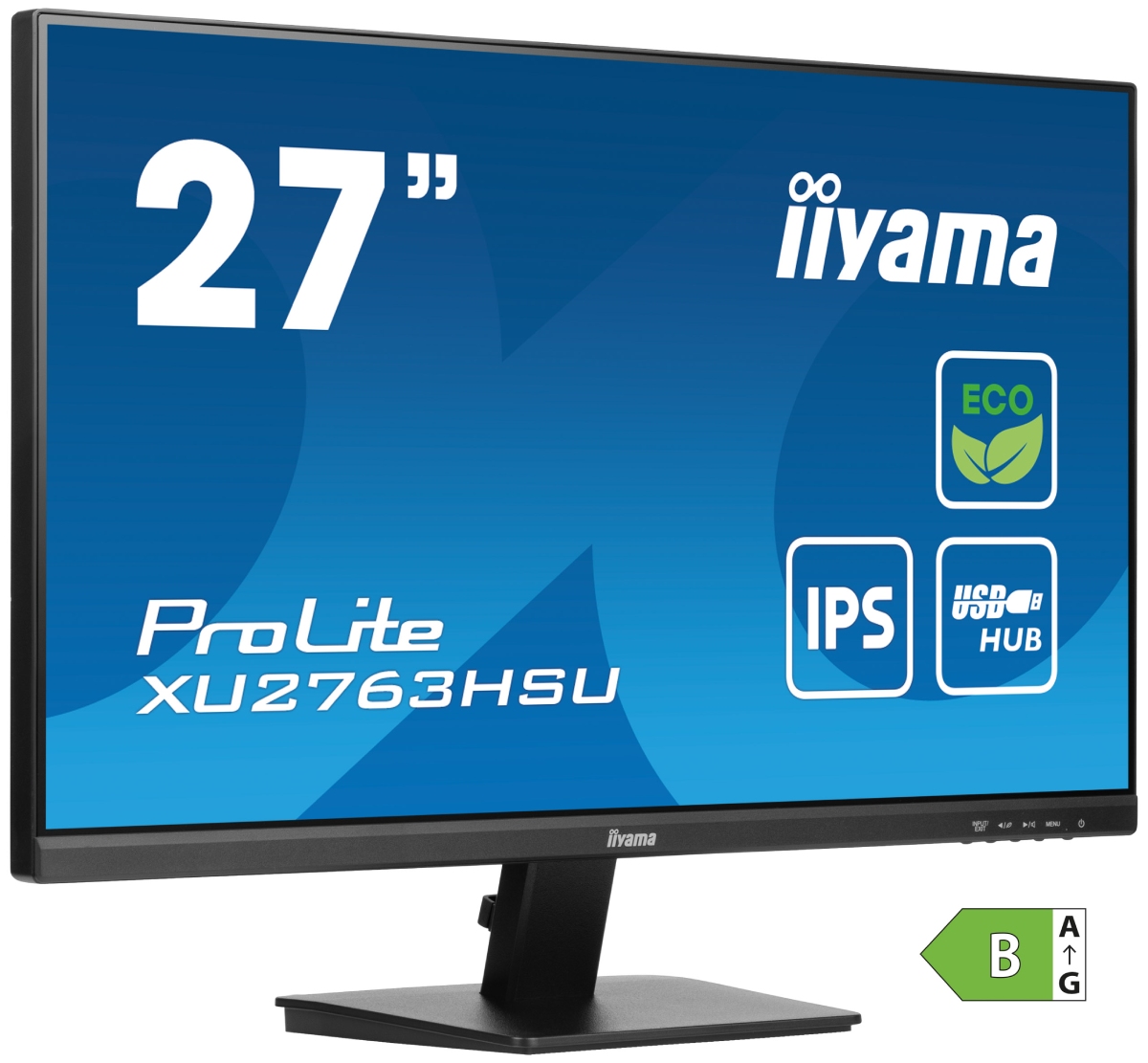 Iiyama 27"  XU2763HSU-B1 - Ecran PC Iiyama - grosbill-pro.com - 1