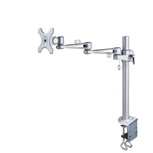 Desk Mount 10-30" Clamp FullMotion SILVR - Achat / Vente sur grosbill-pro.com - 1